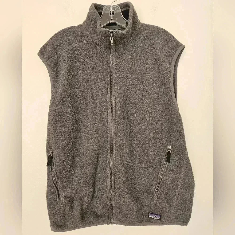 Patagonia Synchilla Full Zip Vest Size Large EUC